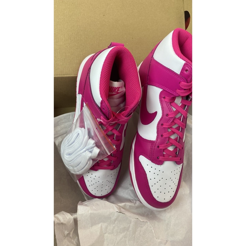 Size 8- Nike Dunk High Pink Prime W BRAND NEW - Picture 2 of 6
